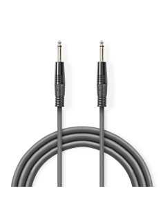 Câble audio mono  6.35 mm Mâle  6.35 mm Mâle  Plaqué nickel  3.00 m  R