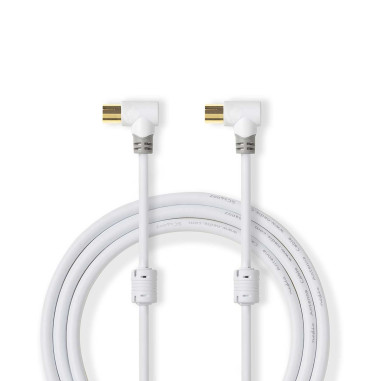 câble Coax  IEC (Coax) Mâle  IEC (Coax) Femelle  Plaqué or  75 Ohm  Do