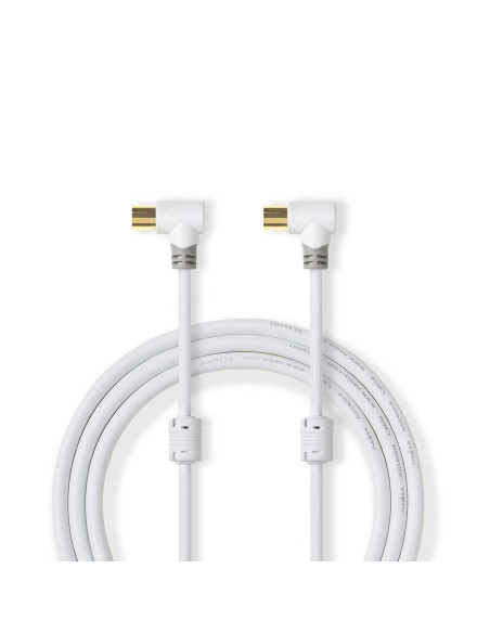 câble Coax  IEC (Coax) Mâle  IEC (Coax) Femelle  Plaqué or  75 Ohm  Do