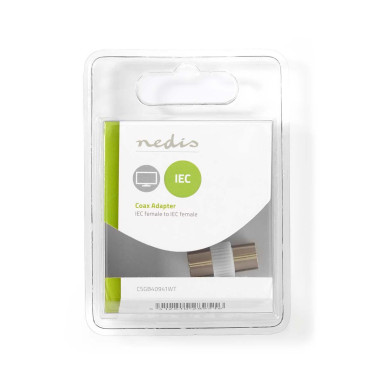 Adaptateur Satellite et Antenne  IEC (Coax) Femelle  IEC (Coax) Femell