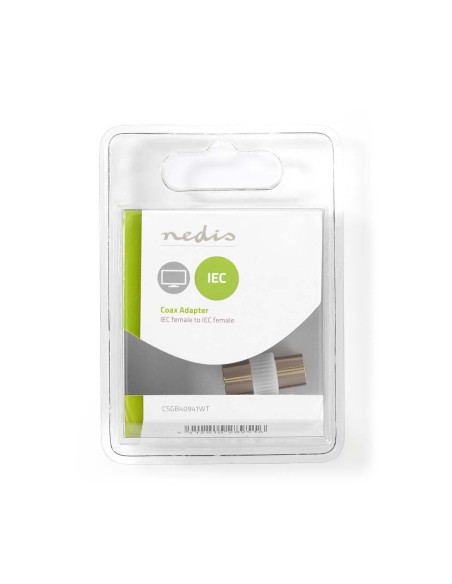 Adaptateur Satellite et Antenne  IEC (Coax) Femelle  IEC (Coax) Femell