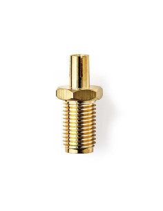 Adaptateur SMA  SMA femelle  TS9  Plaqué or  50 Ohm  Droit  Cuivre  Or