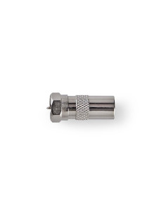 Adaptateur Satellite et Antenne  F Mâle  IEC (Coax) Mâle  Plaqué nicke