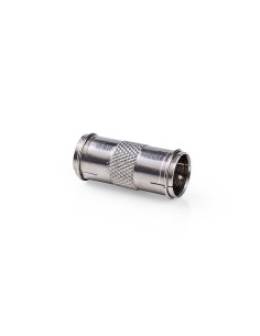 Adaptateur Satellite et Antenne  F mâle rapide  F mâle rapide  Plaqué