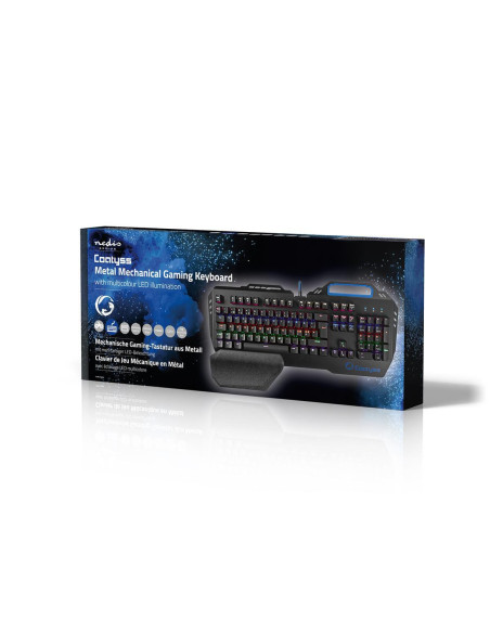 Clavier de jeu filaire  USB  Touches mécaniques  RGB  Nordique  Dispos