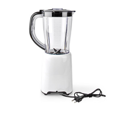 Blender  800 W  1.5 l  Plastique  2 Réglage de la Vitesse  Blanc / Noi