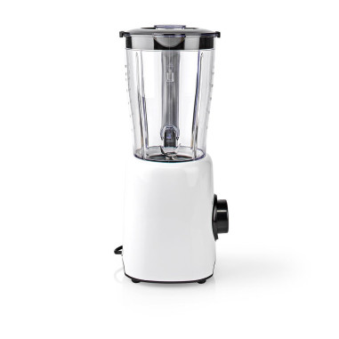 Blender  800 W  1.5 l  Plastique  2 Réglage de la Vitesse  Blanc / Noi