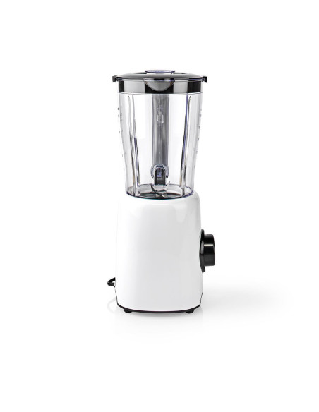 Blender  800 W  1.5 l  Plastique  2 Réglage de la Vitesse  Blanc / Noi