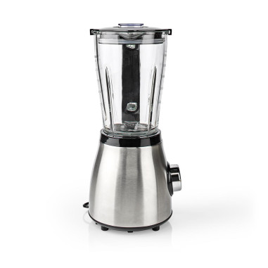 Blender  800 W  1.5 l  Verre  2 Réglage de la Vitesse  Argent / Noir