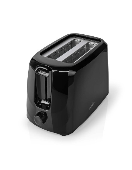 Grille pain  2 Emplacements  Thermostat réglable: 6  Noir