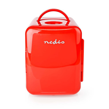 Mini réfrégirateur portable  4 l  12 V DC / 100 - 240 V AC  Rouge
