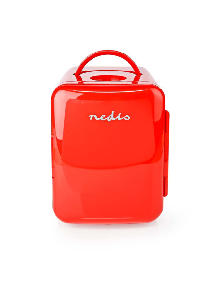 Mini réfrégirateur portable  4 l  12 V DC / 100 - 240 V AC  Rouge