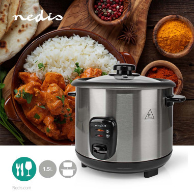 Cuiseur à Riz  1.5 l  500 W  Revêtement antiadhésif  Bol amovible  Arr