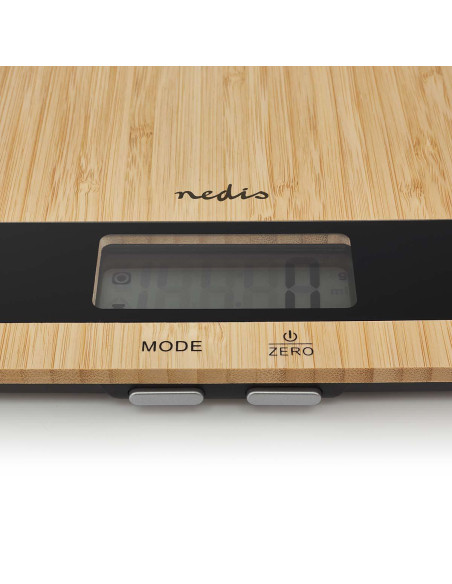 Balance de cuisine  Numérique  Bois / Plastique  Marron