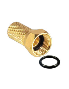FICHE F COULEUR OR GOLD HAUT DE GAMME 7 MM DORE SANS JOINT TORIQUE