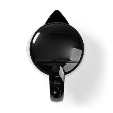 Bouilloire électrique  1.7 l  Plastique  Noir  Rotatif à 360 degrés  É
