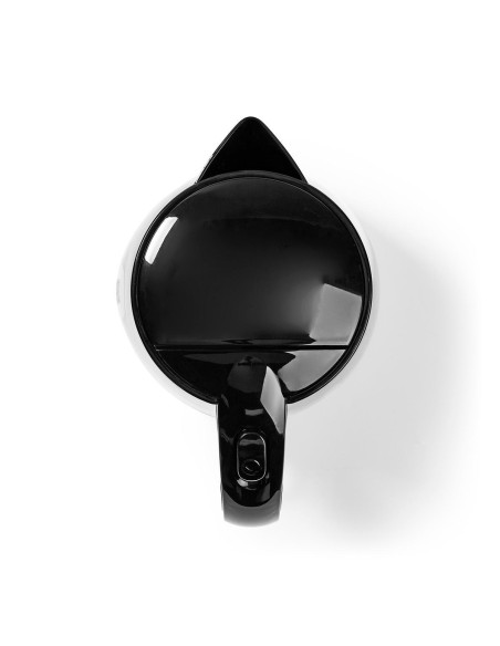Bouilloire électrique  1.7 l  Plastique  Noir  Rotatif à 360 degrés  É