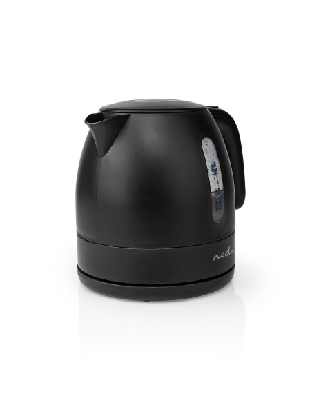 Bouilloire électrique  1.0 l  Plastique  Noir  Rotatif à 360 degrés  É
