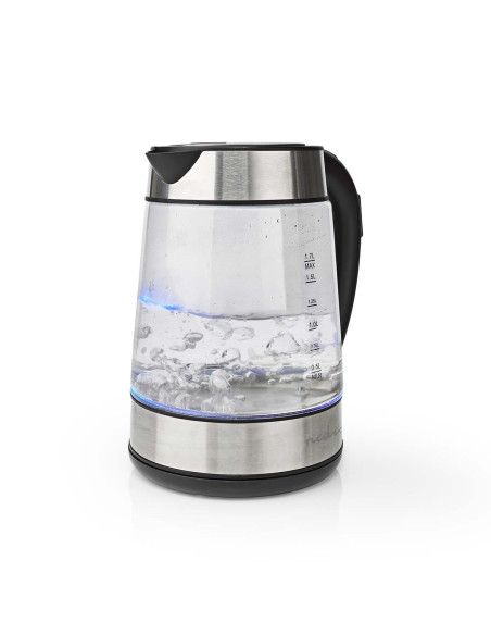 Bouilloire électrique  1.7 l  Verre  Transparent  60,70,80,90,100 °C