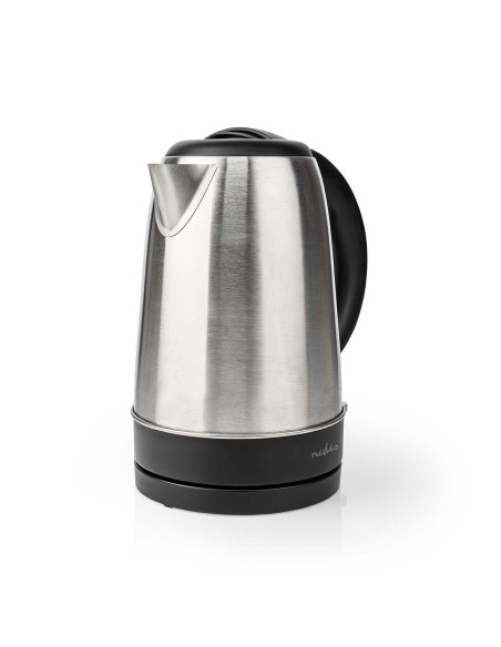 Bouilloire électrique  1.7 l  Acier  Aluminium / Noir  Rotatif à 360 d