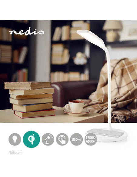 Lampe LED avec chargeur sans fil  Gradateur - Sur produit  LED / Qi  1