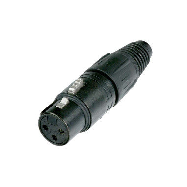 NEUTRIK Connecteur XLR XLR Femelle Métal Noir