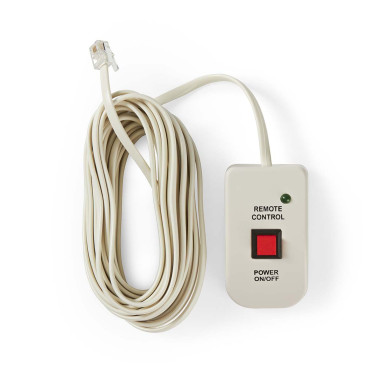 Onduleur de télécommande  5.00 m  RJ10  Blanc