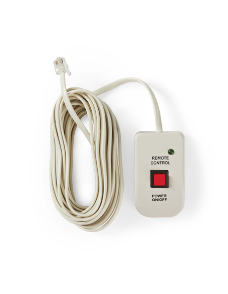 Onduleur de télécommande  5.00 m  RJ10  Blanc