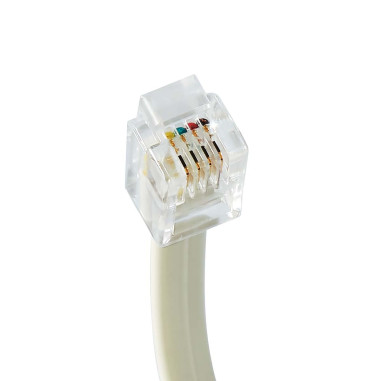 Onduleur de télécommande  5.00 m  RJ10  Blanc