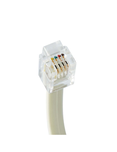 Onduleur de télécommande  5.00 m  RJ10  Blanc