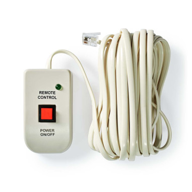 Onduleur de télécommande  5.00 m  RJ11  Blanc