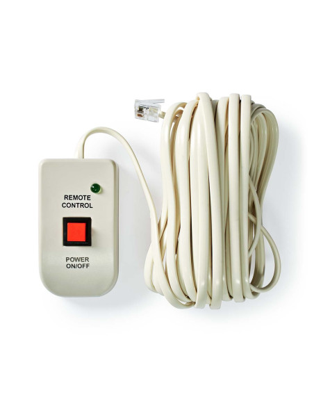 Onduleur de télécommande  5.00 m  RJ11  Blanc