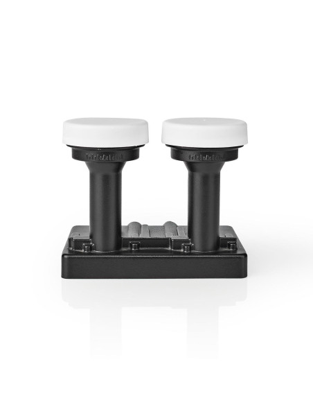 LNB  Monobloc double 6,0 °  Connexion de sortie: 2x connecteur F  Plag