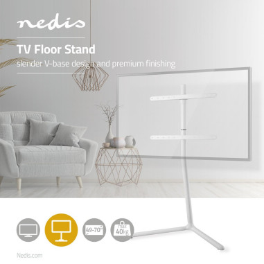 Support TV sur Pied  49-70   Poids d'écran maximal pris en charge: 40