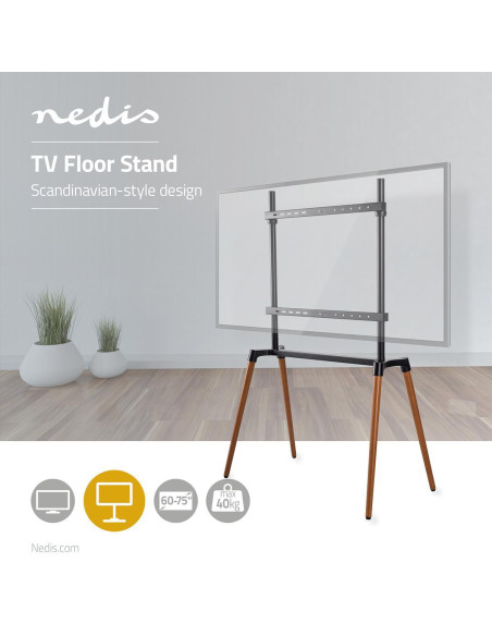 Support TV sur Pied  60-75   Poids d'écran maximal pris en charge: 40