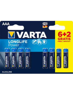 VARTA Pile alcaline AAA 1.5 V High Energy 8-Promotional Blister