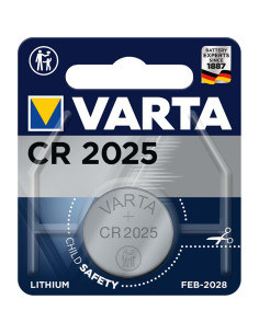 VARTA Pile bouton au Bouton Lithium CR2025 3 V 1-Blister