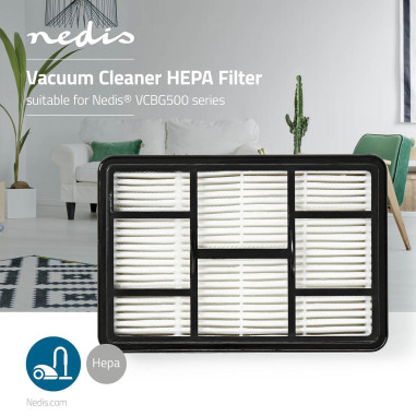 Filtre moteur pour Aspirateur  Remplacement pour: Nedis  VCBG500-Serie
