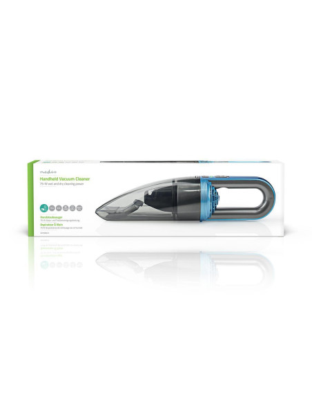 Aspirateur À Main  75 W  Rechargeables  Mouiller / Sèche  Li-Ion  Bleu