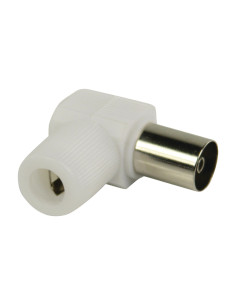 HDSAT Connecteur IEC Femelle PVC Blanc