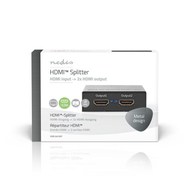 Séparateur HDMI  2-Port port(s)  HDMI? entrée  2x HDMI? sortie  4K@60H