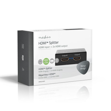 Séparateur HDMI  2-Port port(s)  HDMI? entrée  2x HDMI? sortie  4K@60H