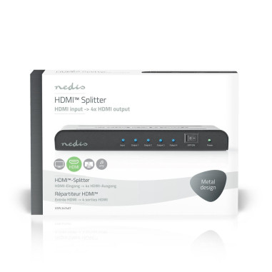Séparateur HDMI  4-Port port(s)  HDMI? entrée  4x HDMI? sortie  4K@60H