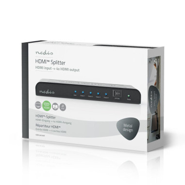 Séparateur HDMI  4-Port port(s)  HDMI? entrée  4x HDMI? sortie  4K@60H