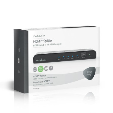 Séparateur HDMI  4-Port port(s)  HDMI? entrée  4x HDMI? sortie  4K@60H