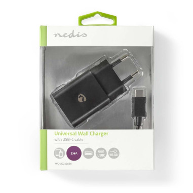 Chargeur mural  12 W  Fonction de charge rapide  1x 2.4 A A  Nombre de