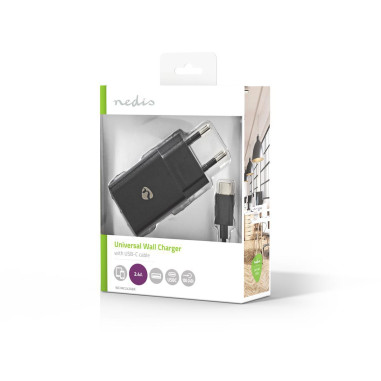 Chargeur mural  12 W  Fonction de charge rapide  1x 2.4 A A  Nombre de