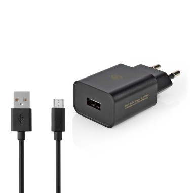 Chargeur mural  12 W  Fonction de charge rapide  1x 2.1 A A  Nombre de