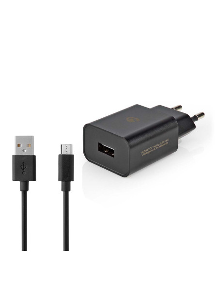 Chargeur mural  12 W  Fonction de charge rapide  1x 2.1 A A  Nombre de