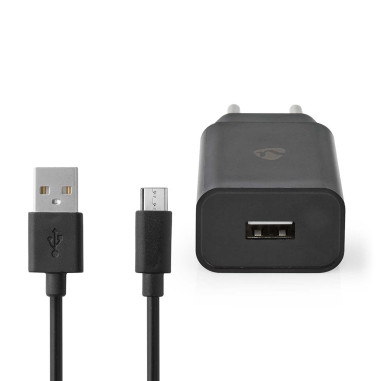 Chargeur mural  12 W  Fonction de charge rapide  1x 2.1 A A  Nombre de